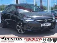 Used Vauxhall Corsa Edition 99 HP (72 kW) 2022 Black Hatchback