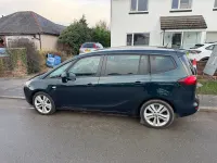 Used Vauxhall Zafira SRi 170 HP (125 kW) 2014 Green MPV