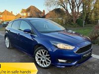 Used Ford Focus Zetec 120 HP (88 kW) 2015 Blue Hatchback