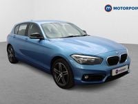 Used BMW 118 Sport Line 150 HP (110 kW) 2017 Blue Hatchback