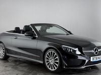 Used Mercedes C300 AMG Line Premium Plus 245 HP (180 kW) 2018 Black Cabriolet