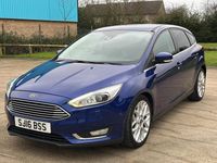 Used Ford Focus Titanium X 125 HP (91 kW) 2016 Blue Hatchback