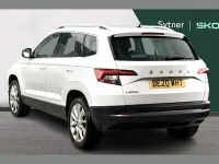 Used Skoda Karoq SE L 150 HP (110 kW) 2020 Moon white metallic SUV