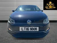 Used VW Polo Design 90 HP (66 kW) 2015 Black Hatchback