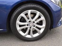 Used Mercedes C200 184 HP (135 kW) 2016 Brilliant blue metallic Estate