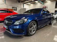 Used Mercedes C220 AMG line 2016 Blue Coupe