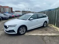 Used Skoda Octavia SE First Edition 110 HP (80 kW) 2021 White Estate