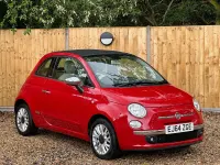 Used Fiat 500C Lounge 2015 Red Cabriolet