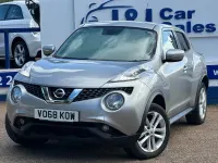 Usado Nissan Juke N-Connecta 110 CV (80 kW) 2018 Plateado SUV