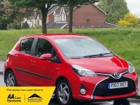Used Toyota Yaris Hybrid 2017 Red Hatchback