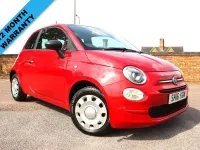 Used Fiat 500 Pop 69 HP (50 kW) 2016 Red Hatchback