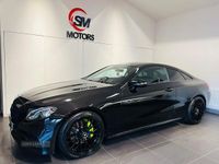 Used Mercedes E220 AMG line 2018 Black Coupe