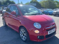 Used Fiat 500 S 2015 Red Cabriolet
