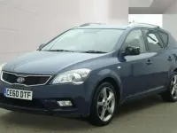 Used Kia Ceed 113 HP (83 kW) 2010 Blue Hatchback