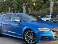 Used Audi S3 Sportback Design 310 HP (228 kW) 2018 Blue Hatchback