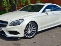 Used Mercedes CLS350 AMG line 258 HP (189 kW) 2016 White Coupe