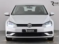 Used VW Golf VII S 125 HP (91 kW) 2018 White silver Hatchback