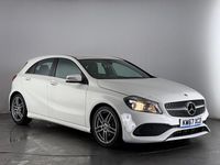 Used Mercedes A160 AMG line 102 HP (75 kW) 2018 White Hatchback