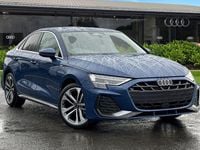 New Audi A3 S-Line 2026 Blue Sedan