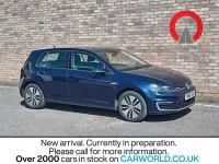 Used VW e-Golf 99 kW (135 HP) 2019 Blue Hatchback