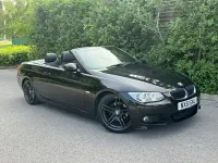 Begagnad BMW 320 Cabriolet Sport Line 2011 Svart Cab