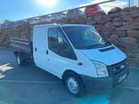 used Ford Transit D/Cab TDCi 100ps CAGE TIPPER FLATBED NEW MOT AND NO VAT