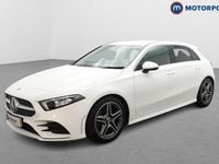 Used Mercedes A180 AMG line 136 HP (100 kW) 2019 White Hatchback