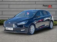 Used Ford Focus Zetec 123 HP (90 kW) 2017 Black Hatchback
