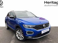 Used VW T-Roc SEL 150 HP (110 kW) 2019 Ravenna blue SUV