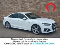 Used Audi A4 S-Line 150 HP (110 kW) 2022 White Sedan