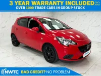 Used Vauxhall Corsa 75 HP (55 kW) 2019 Red Hatchback