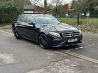 Used Mercedes E220 AMG line 2018 Black Estate
