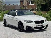 Used BMW 220 M Sport 2015 White Cabriolet