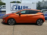 Used Nissan Micra Tekna 90 HP (66 kW) 2017 Orange Hatchback
