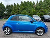 Used Fiat 500 S 69 HP (50 kW) 2014 Blue Cabriolet