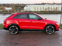Used Audi Q3 Black Edition 150 HP (110 kW) 2017 Red SUV