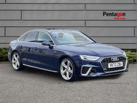 Used Audi A4 S-Line 161 HP (118 kW) 2022 Blue Sedan