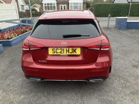 Used Mercedes A180 AMG line 136 HP (100 kW) 2021 Red Hatchback