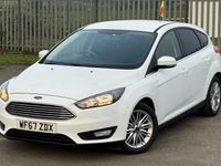 Used Ford Focus Zetec 2017 White Hatchback