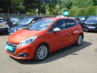 Used Peugeot 208 Allure 2017 Orange Hatchback