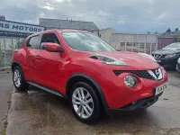 Used Nissan Juke Acenta Premium 113 HP (83 kW) 2014 Red SUV