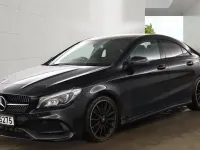 Used Mercedes CLA220 AMG line 2018 Black Coupe