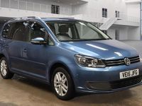 Used VW Touran SE 105 HP (77 kW) 2015 Caribbean blue MPV