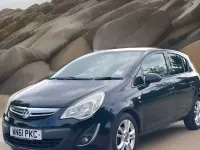 Used Vauxhall Corsa Excite 85 HP (62 kW) 2011 Black Hatchback