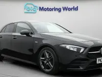 Used Mercedes A250 AMG line 224 HP (164 kW) 2022 Black Hatchback