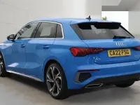 Used Audi A3 Sportback S-Line 110 HP (80 kW) 2022 Blue Hatchback
