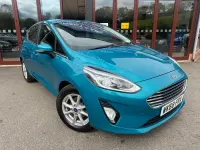 Used Ford Fiesta Zetec 85 HP (62 kW) 2018 Blue Hatchback