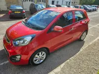 Used Kia Picanto 85 HP (62 kW) 2011 Red Hatchback
