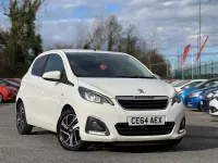 Used Peugeot 108 Allure 82 HP (60 kW) 2014 White Hatchback