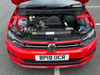 Used VW Polo SE 95 HP (69 kW) 2019 Red Hatchback